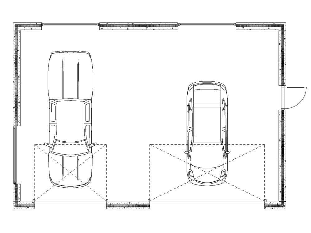 36'x24' Concrete Garage