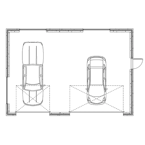 2.5 Car Garage